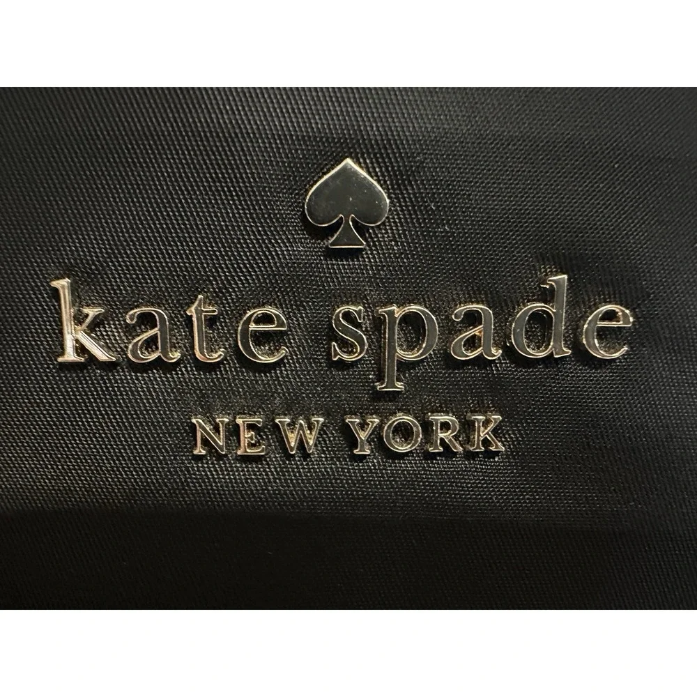 NEW Kate Spade Backpack Nylon Medium Black Chelsea NWT